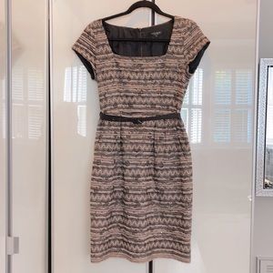 Nanette Lepore Black and Gold dress sz 4